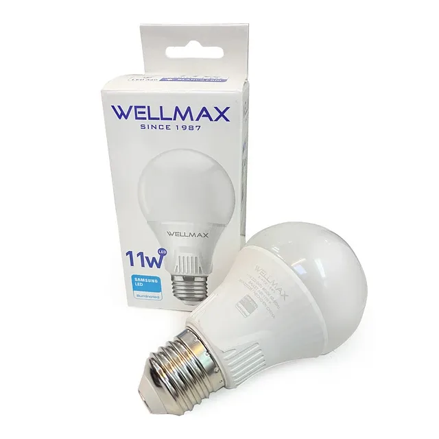 Ampolleta Led Ballet A60 11W Blanco-Frio Wellmax