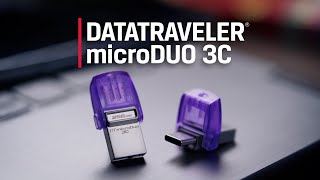 Pendrive Kingston DataTraveler MicroDuo 3C 128GB, USB 3.2, Type-C/Type-A