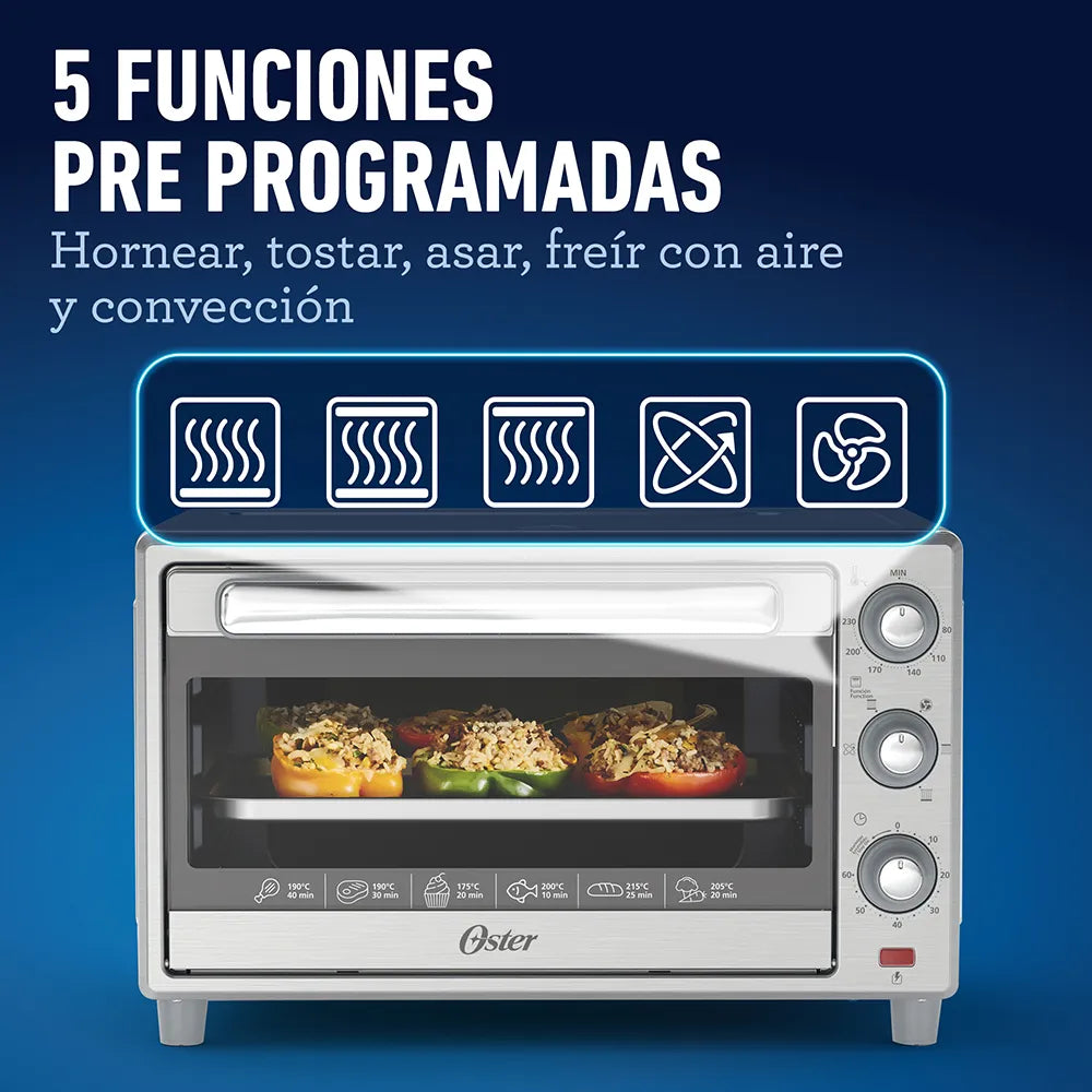 Horno Oster® de 25L con freidora de aire TSSTTVLS25