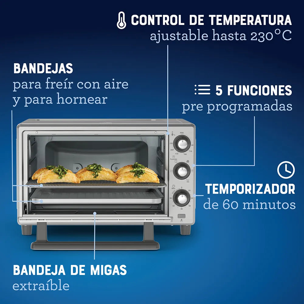 Horno Oster® de 25L con freidora de aire TSSTTVLS25