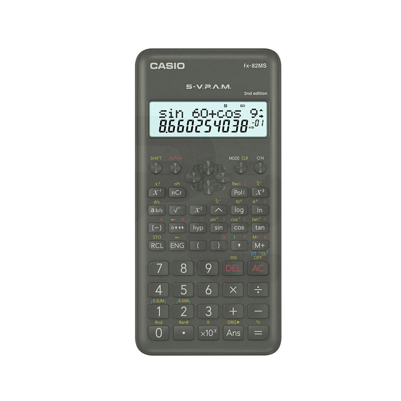 Calculadora Científica Casio FX-82MS 2 Black