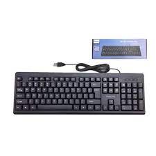 Teclado Con Cable USB Plug And Play Philips K224 Negro