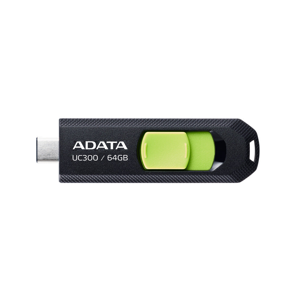 Pendrive UC 300 64G Type C Negro/Verde 3.2