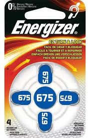 Pila de Audífono AZ675 x 4 Unidades Energizer