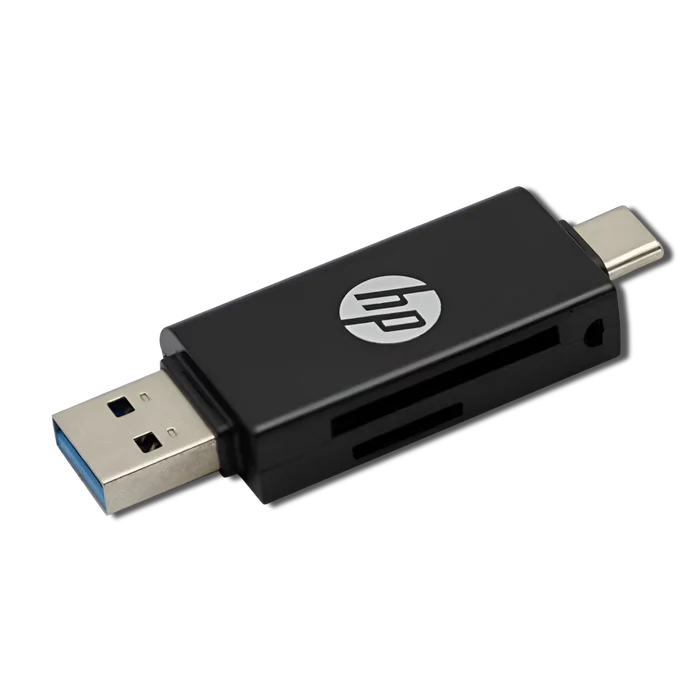 Lector de Memorias SD & Micro SD + Puerto USB C + USB HP 112