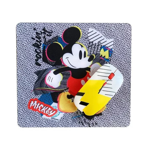 Kit Mouse Wireless + Mouse Pad Mickey Rockin iT