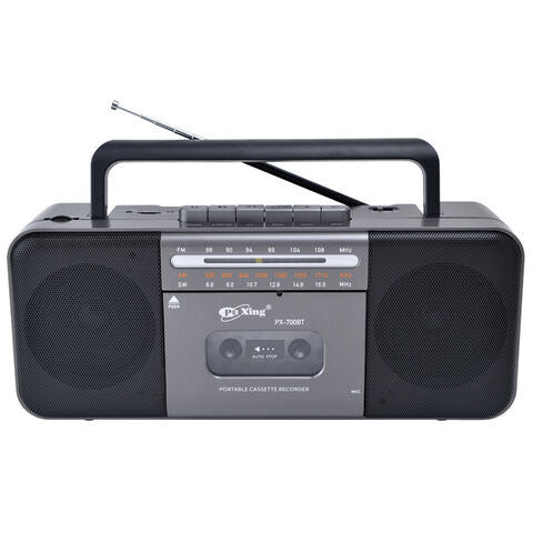 Rario Cassette Modelo Vintage BT PX-700BT NEGRA