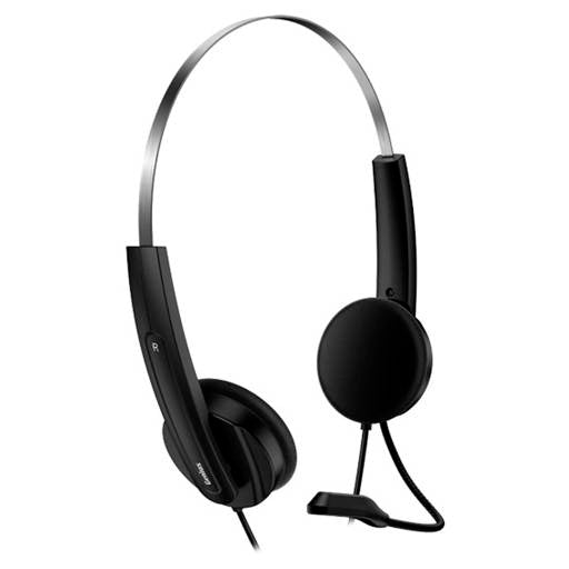 Audífono Genius HS-220U Over-Ear, con Micrófono USB Negro