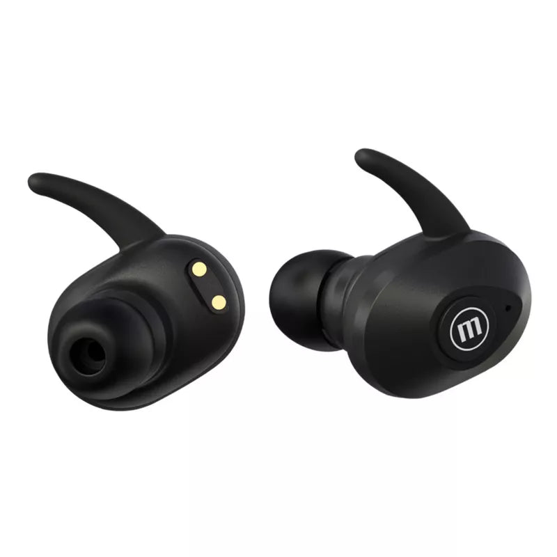 Audífonos In Ear Inalambricos Tws Maxell Bluetooth Mini Duo Negro