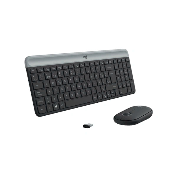 Combo Logitech MK470 Graphite Teclado (Es) + Mouse Wireless