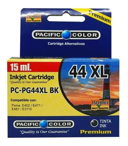 Cartucho Alternativo Pacific Color PG-44XL BK