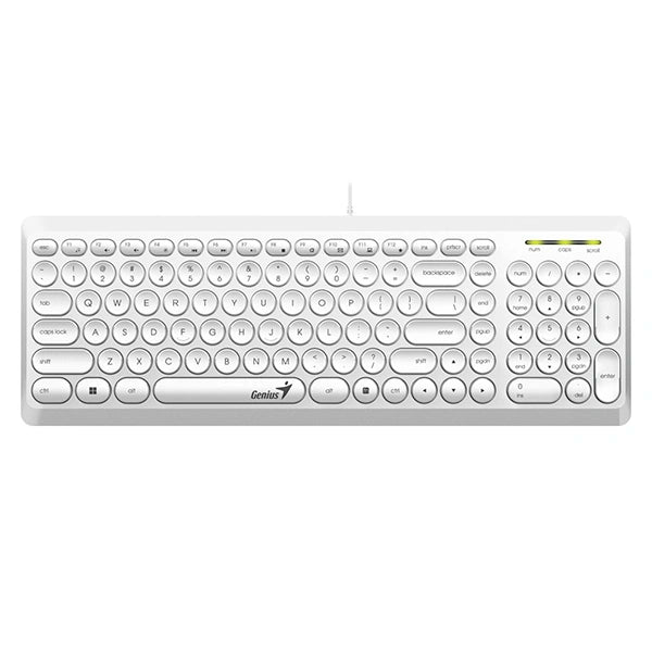 Teclado Genius SlimStar Q200 White (Es)