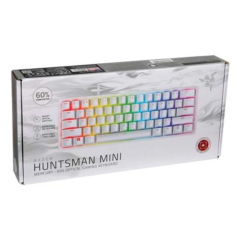 Teclado Razer Huntsman Mini Mercury Linear Optical Switch (60%)