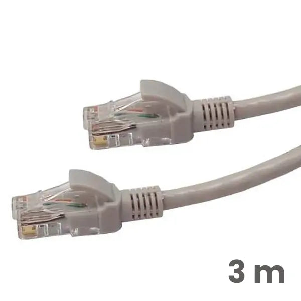 Cable Red Categoría 5E 3 Mts Gris Ulink