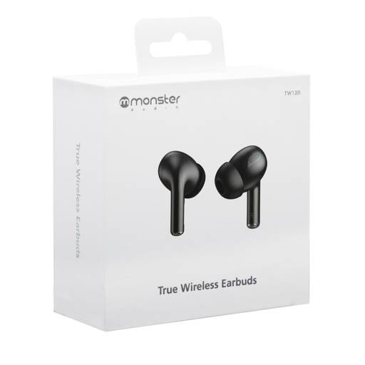 Audífonos Inalámbricos Monster Audio TW12B True Wireless In-Ear Negro