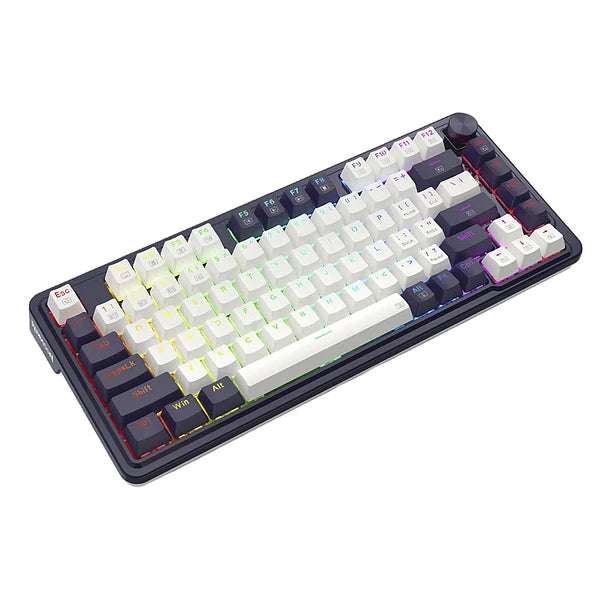 Teclado Mecánico Redragon Ucal PRO K673 RGB inalámbrico Blanco/ Negro Switch Red