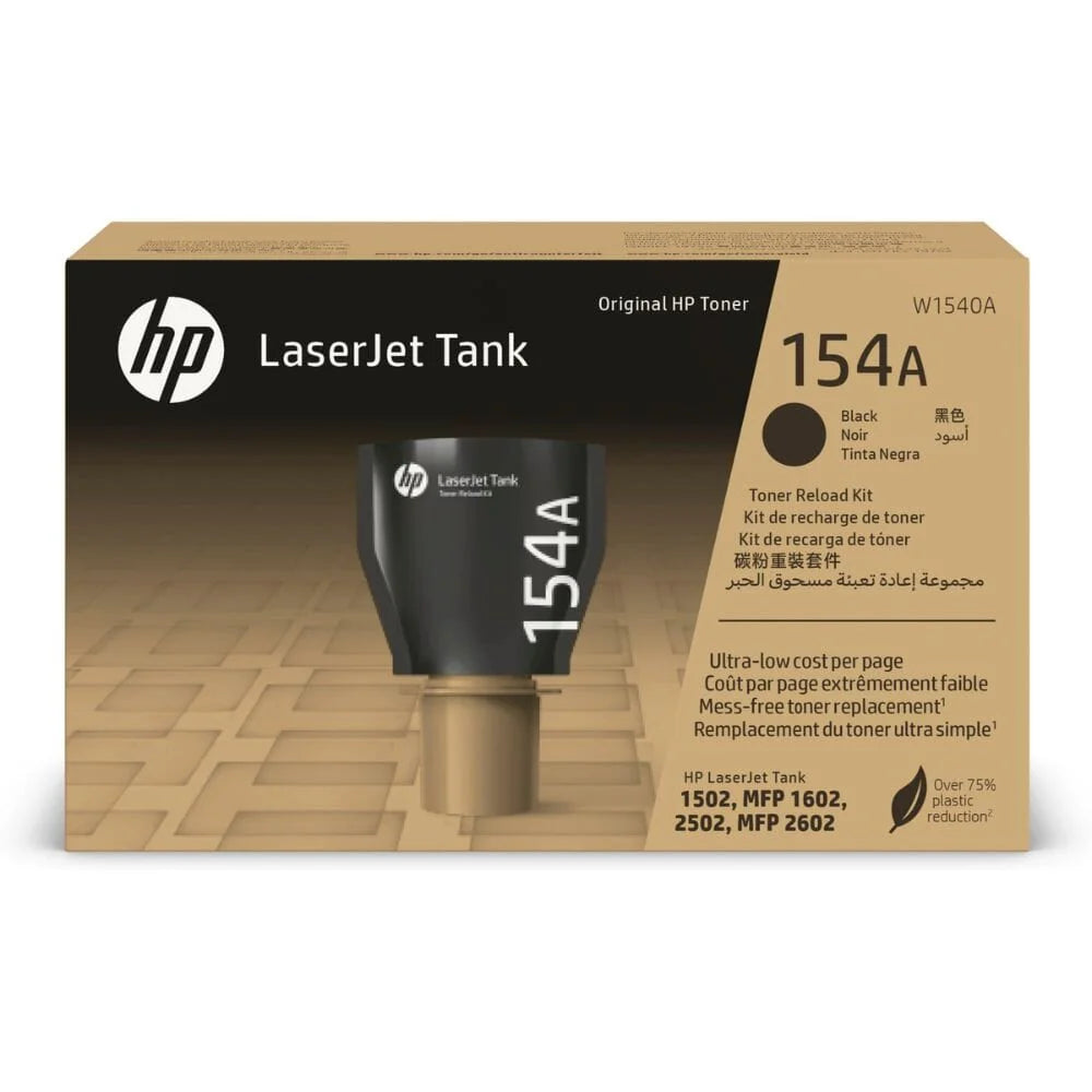 Kit de Recarga de Tóner HP LaserJet 154A Negro Original (W1540)