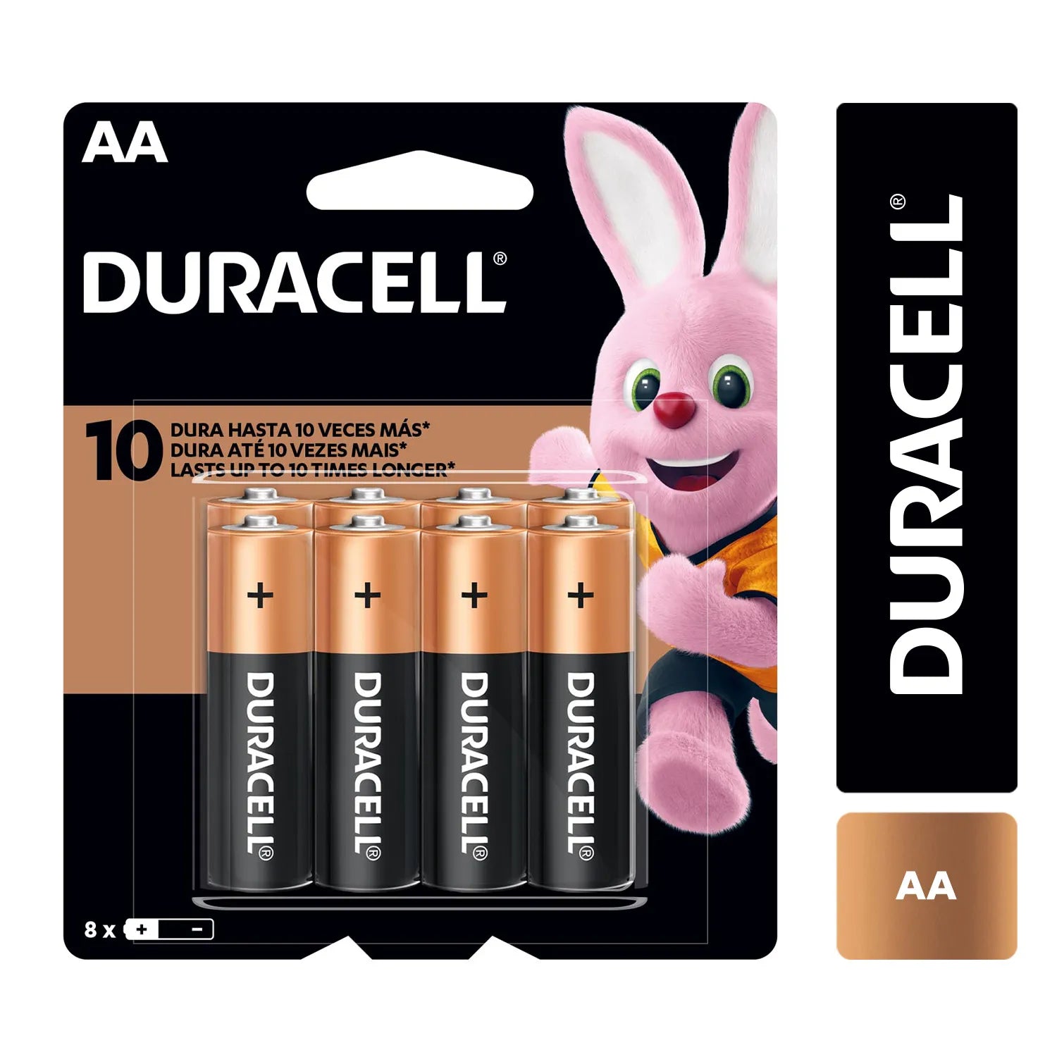 Pack De Pila  Alcalina  Duracell AA 8