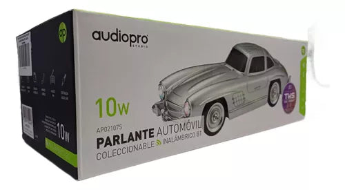 Parlante Bt Auto Clásico Recargable Modelo Aston Martin Gray