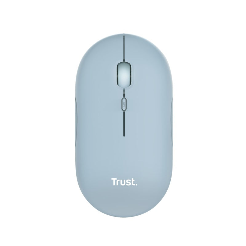 Mouse Trust Puck  WRL-BT Recargable Blue