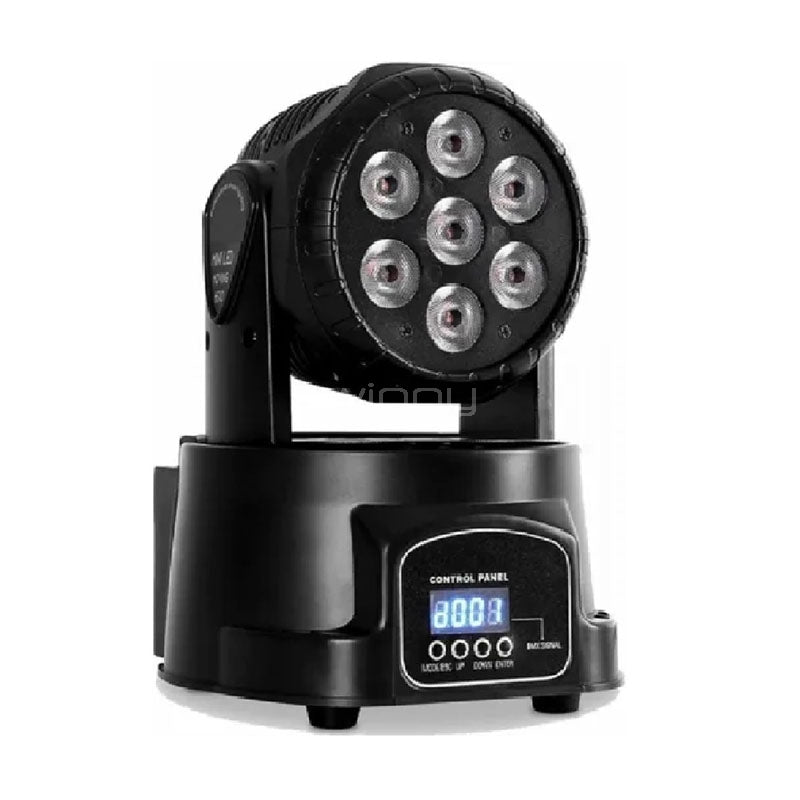 Cabeza Móvil Led DMX CM070 Rítmica 56W  DJ Power