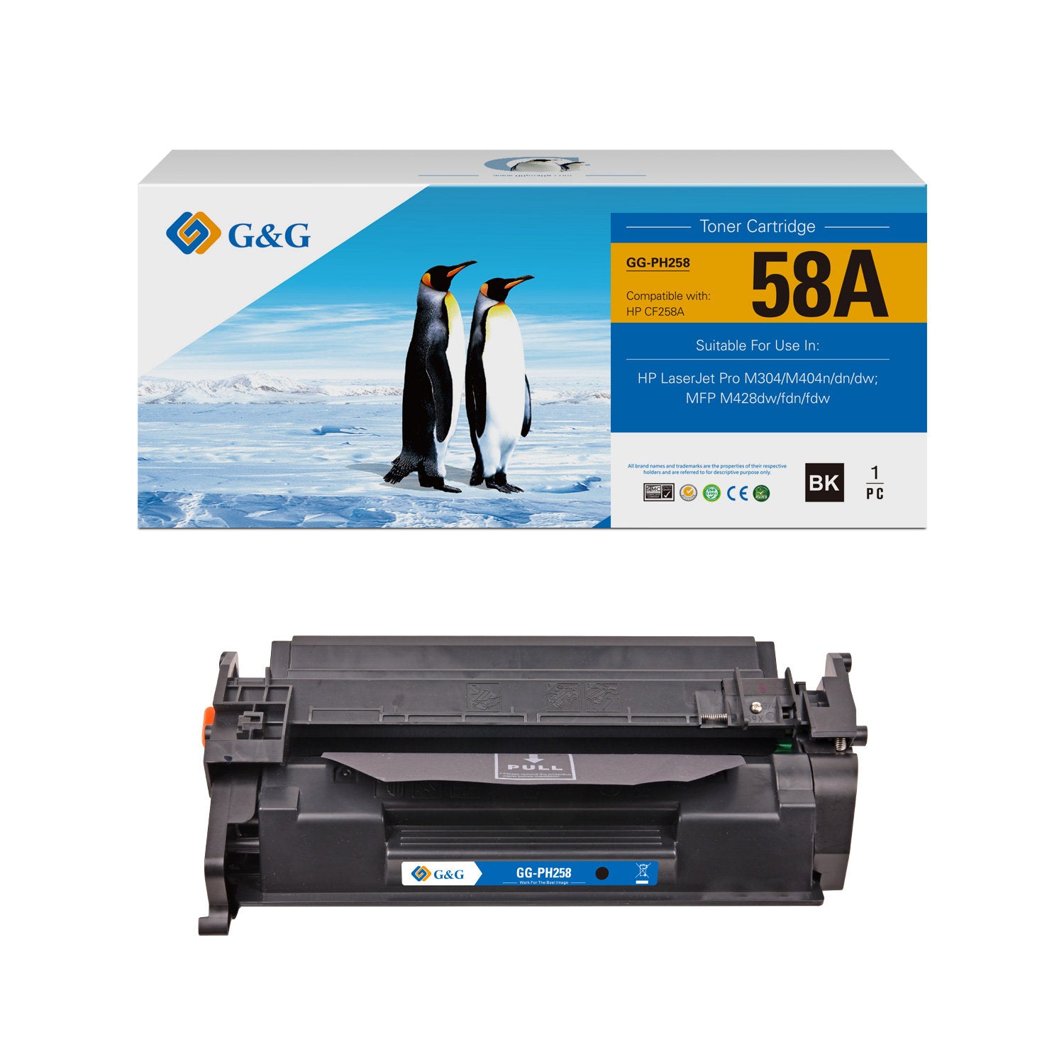 Toner Alternativo 58A / CF258A Negro G&G