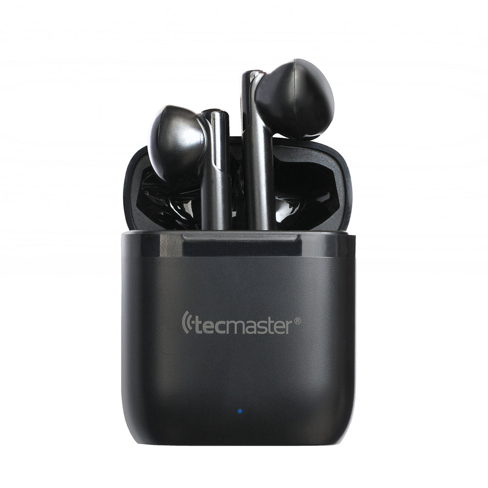 Audífono Earbuds TWS – TIPO-C, BT Wireless  NEGRO Tecmaster