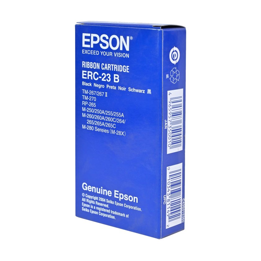 Cinta De Impresora Epson Erc-23 Negro