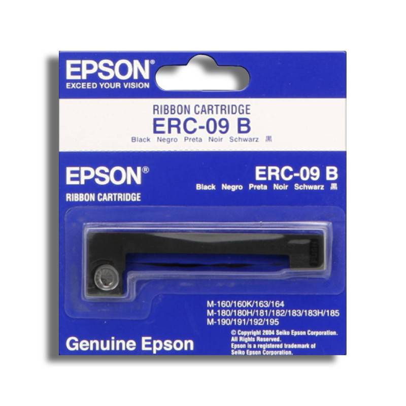 Cinta De Impresora Epson Erc-09B Negro