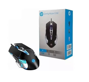 Mouse Gamer Alámbrico HP Black G160