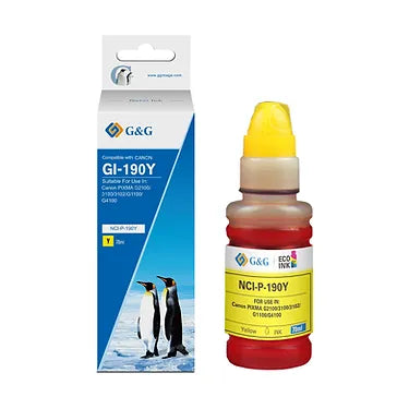 Tinta Alternativa Gi-190 Yellow 70 ml G&G