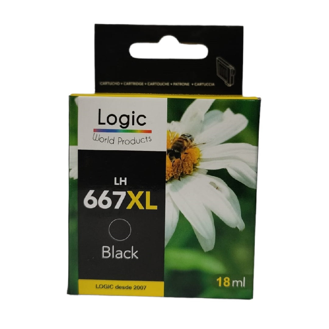 Cartucho  Alternativo Logic H667XL (Negro)