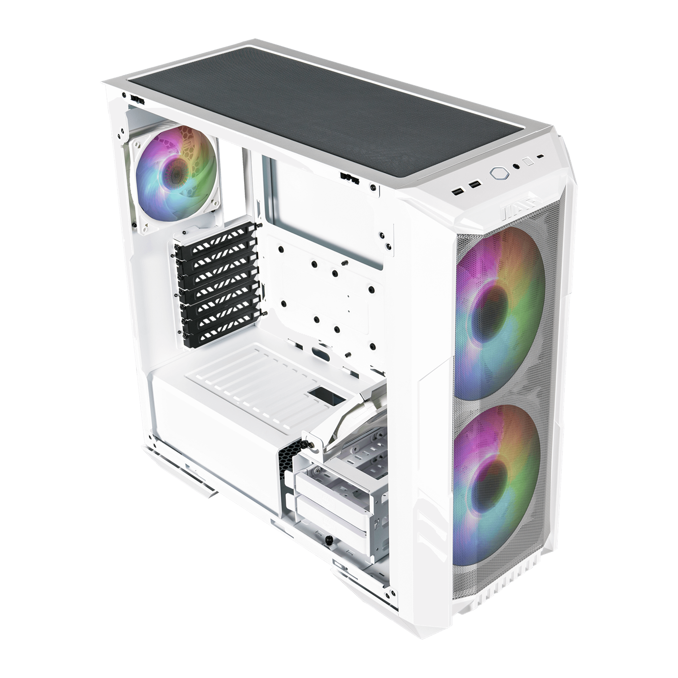 Gabinete Gamer Cooler Master HAF 500 White