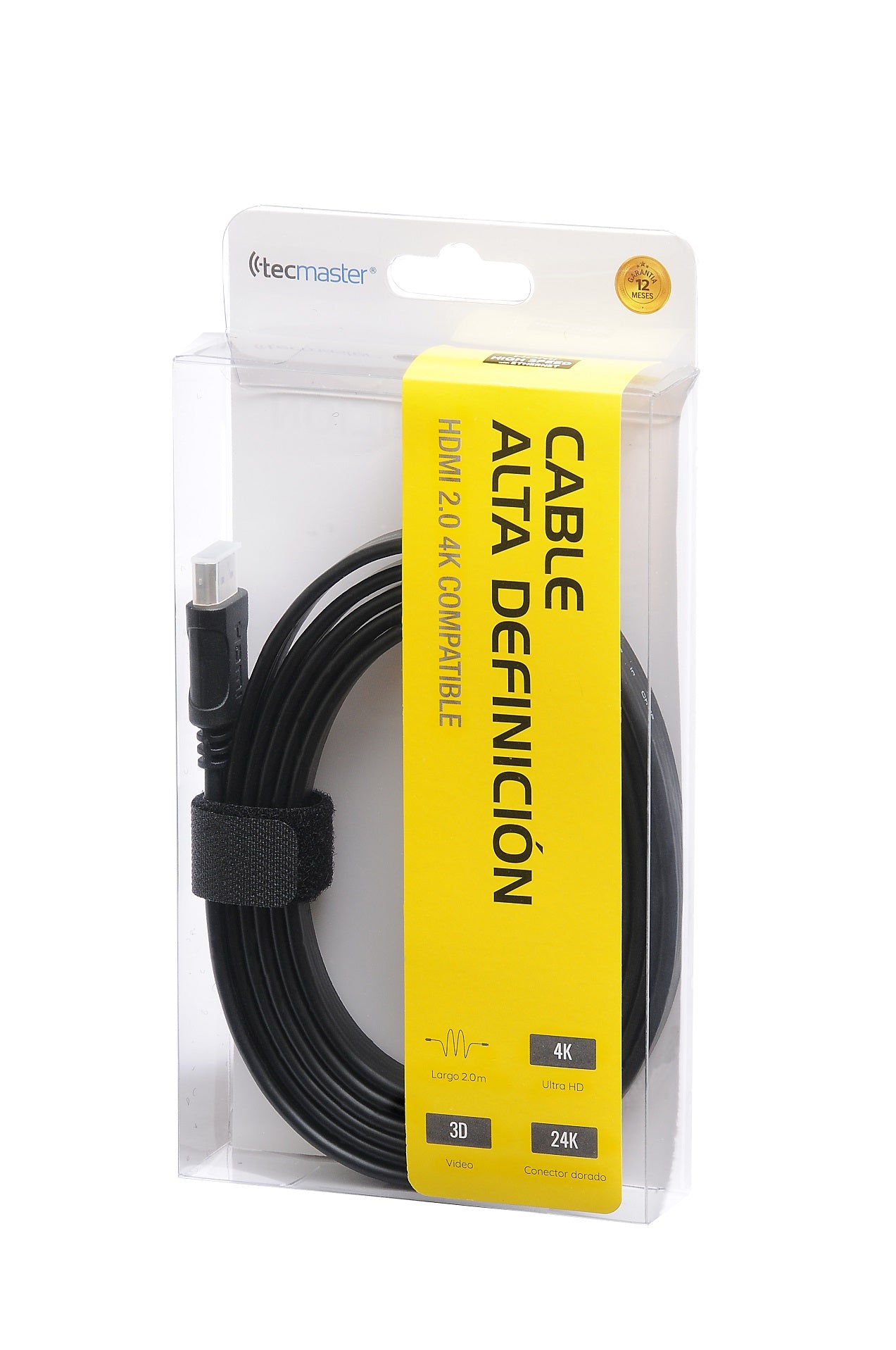 Cabe HDMI Standard 2 MTS Black Tecmaster