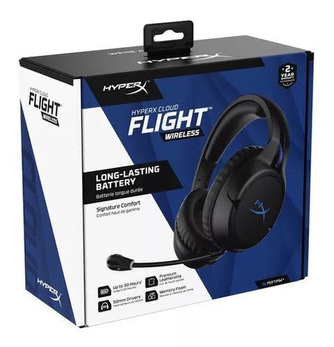 Audifonos Inalámbricos HyperX Cloud Flight para juegos de PS5 y PS4