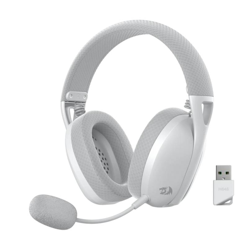 Audífono IRE H848G  White /Grey Wireless Redragon