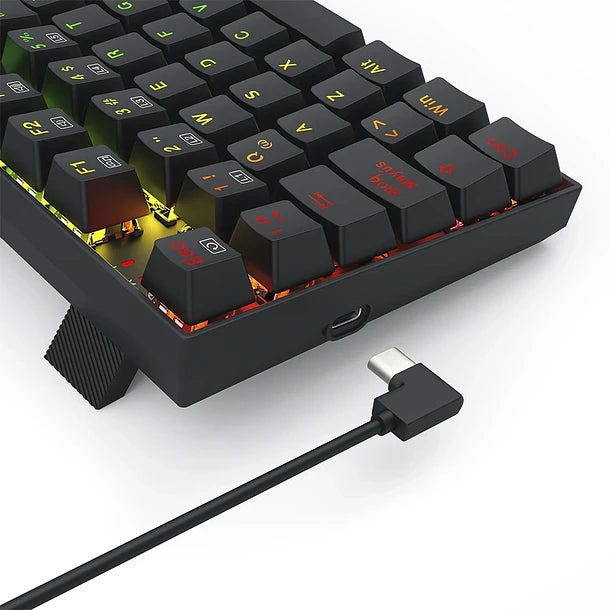 Teclado Mecánico Redragon Ziggs K669 RGB Negro Switch Red (Es)