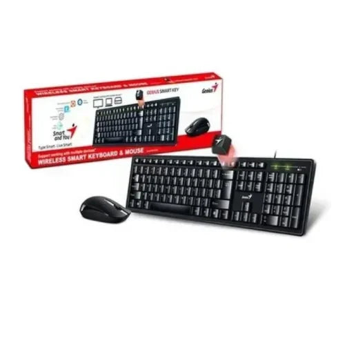 Combo Teclado Y Mouse Smart Inalámbrico KM-8200 Negro Genius