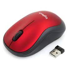 Mouse Inalámbrico Logitech M185 Red