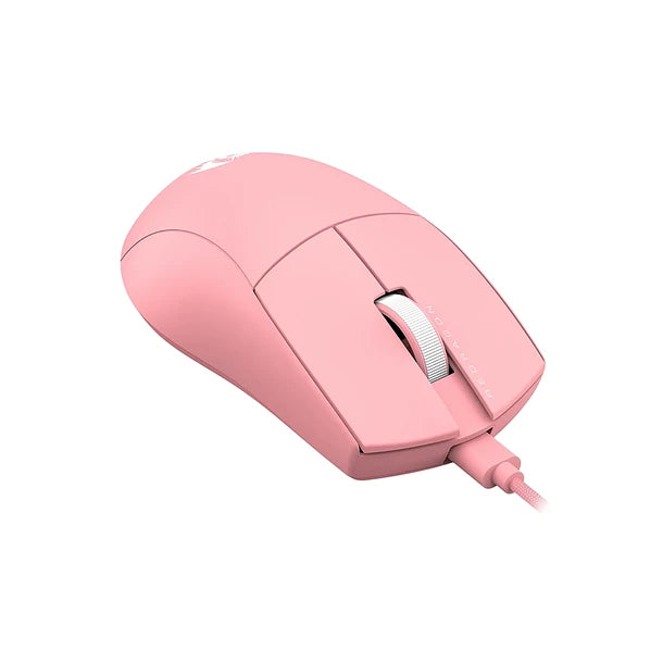 Mouse Cableado Redragon King Rosado