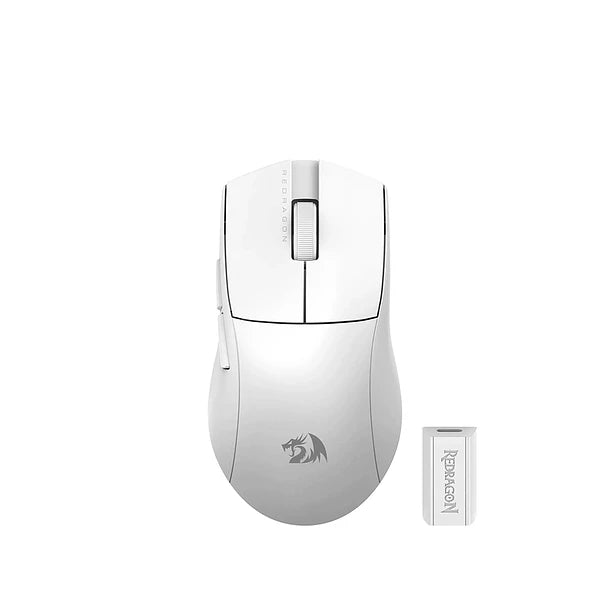 Mouse inalámbrico Redragon King PRO 1K Blanco