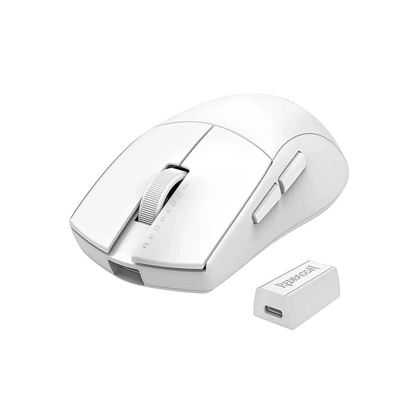 Mouse inalámbrico Redragon King PRO 1K Blanco