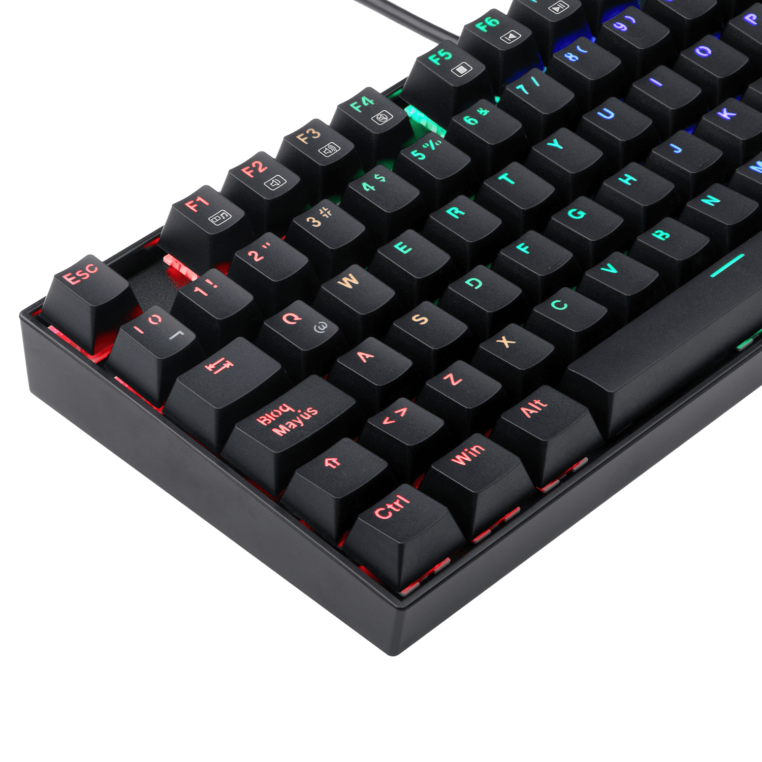 Teclado Mecánico Redragon Kumara K552 RGB Switch Red