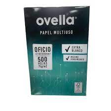 Resma de Papel Tamaño Oficio 500 Hojas Ovella