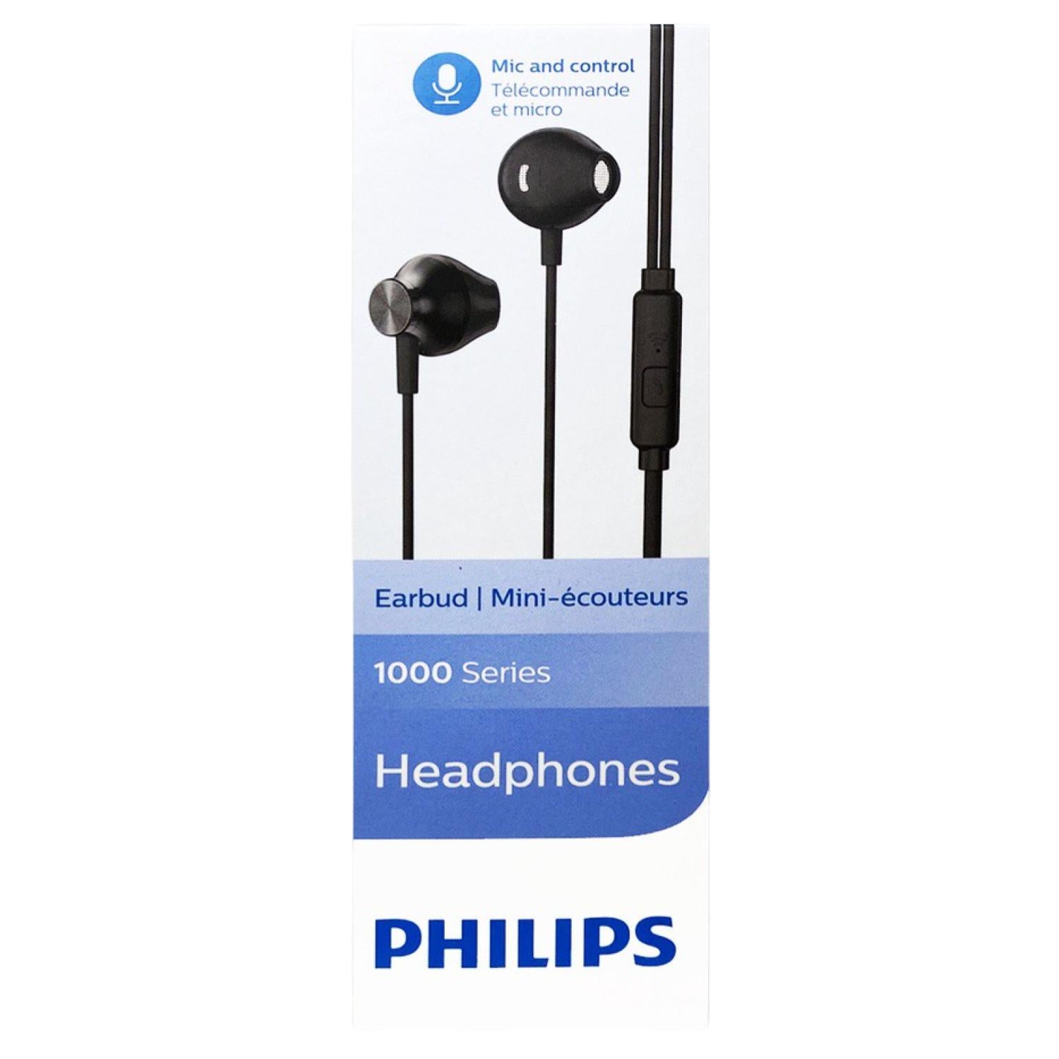 Audífono Philips Taue101 Negro