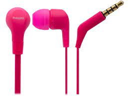 Audífono Manos Libres Jack 3.5 Pink Inear TAE1105 Philips