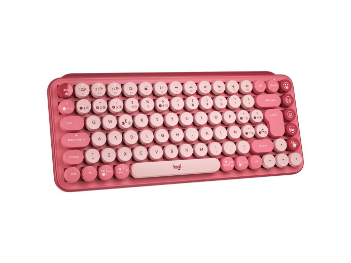 Teclado Mecánico Inalámbrico Logitech Pop Keys Heartbreaker