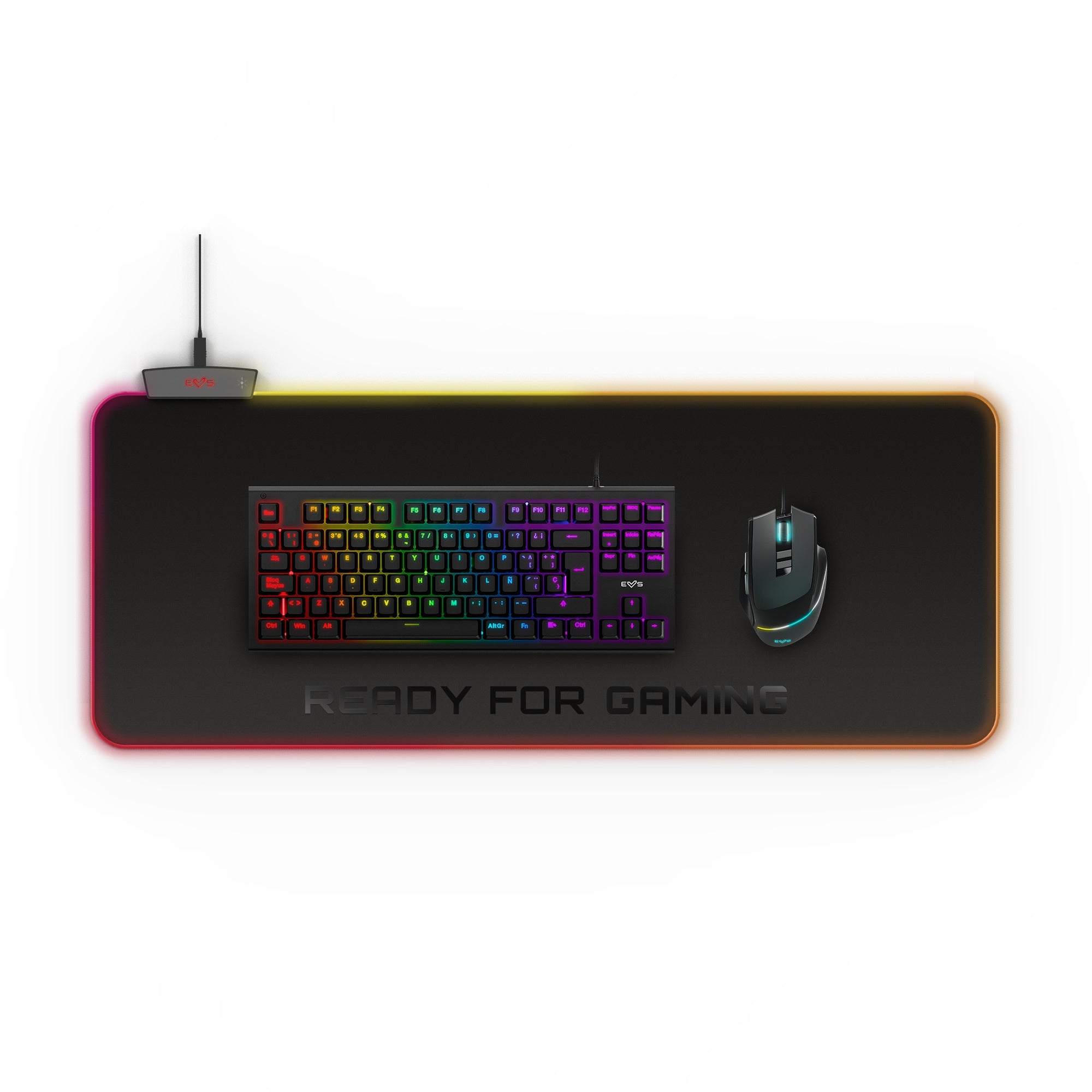 Mousepad Gamer Energy Sistem Esg P5 Rgb Negro