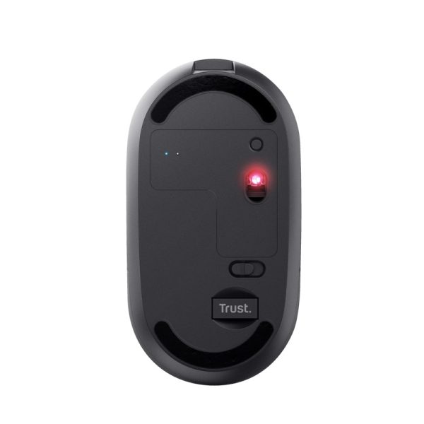 Mouse Trust Puck  WRL-BT Recargable Black