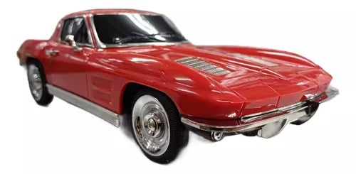 Parlante Bt Auto Clásico Recargable Corvette Stingray Red